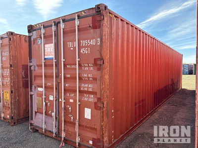2005 40 ft High Cube Storage Container