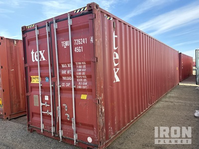 2014 40 ft High Cube Storage Container