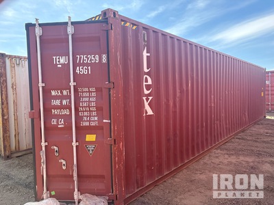 2014 40 ft High Cube Storage Container