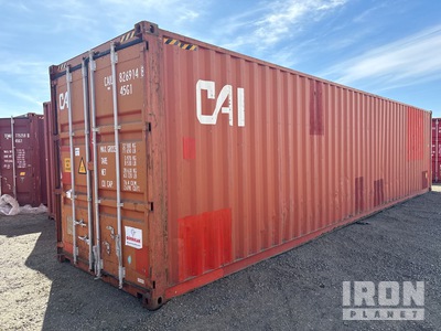 2008 40 ft High Cube Storage Container