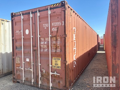 2002 40 ft High Cube Contenedor de almacenamiento
