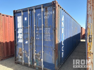 2002 40 ft High Cube Contenedor de almacenamiento