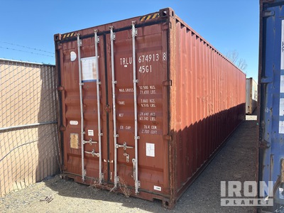 2003 40 ft High Cube Storage Container