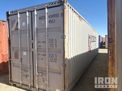2008 40 ft High Cube Contenedor de almacenamiento
