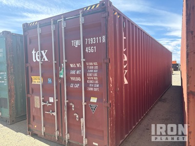 2013 40 ft High Cube Storage Container