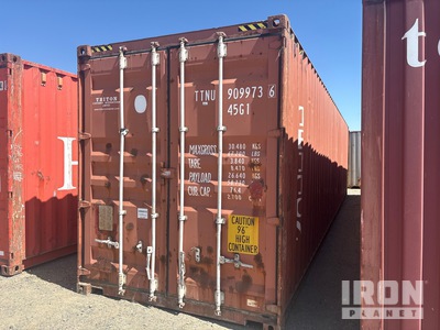 2002 40 ft High Cube Contenedor de almacenamiento