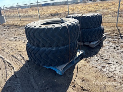 Quantity of (4) Michelin XTLA 17.5R25 Tires