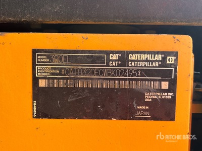 2014 Cat 320 EL Escavatore cingolato