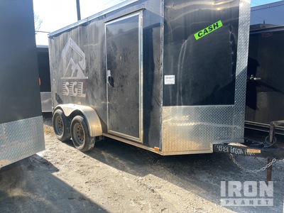 2023 Quality Cargo 12 ft T/A مقطورة ذو كبينة مغلقة