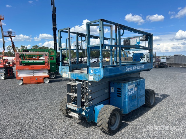 2012 Genie GS-3369RT 4x4 Diesel Scissor Lift