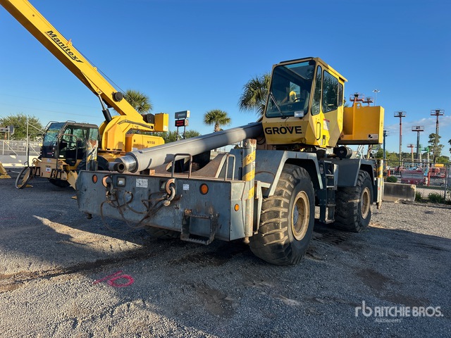 Grove Rt60e 2007 Grove RT600E 60 ton 4x4x4 Rough Terrain Crane (Inoperable ...