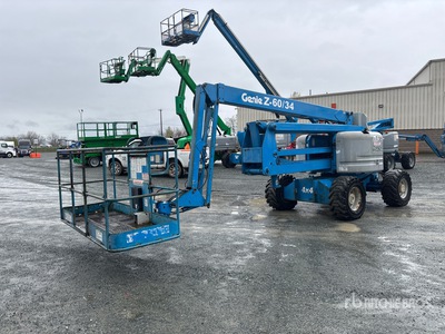 2001 Genie Z-60/34 4WD Diesel Knikarmhoogwerker