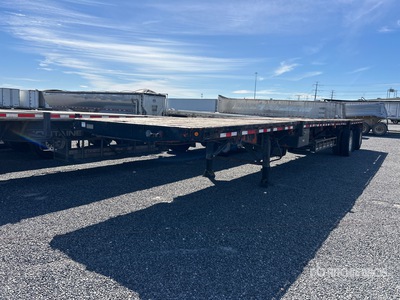 1992 Wabash 48 ft T/A Spread Axle Remolque caja abierta