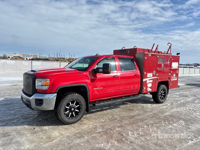 2018 GMC 3500 HD 4x4 Crew Cab Camion utilitaire