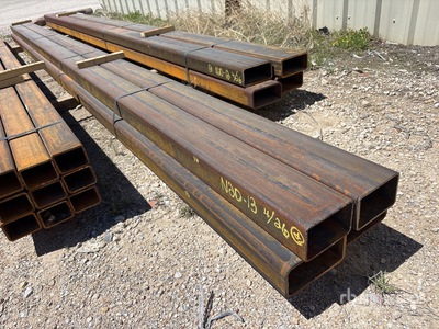 Quantity of Rectangle Tubing Varios metales