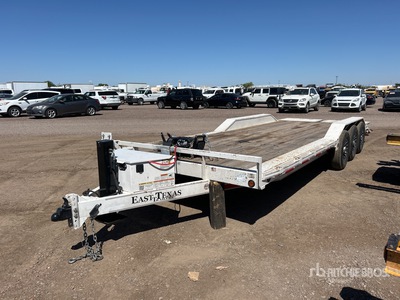 2024 East Texas 24 ft Tri/A مقطورة معدات