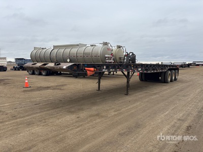 2008 Doepker 50 ft Tri/A Flatbed مقطورة حقل النفط