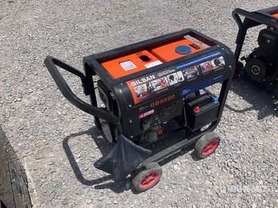 Gilsan GD9500E 9 kW Mobile DIESEL 7KW SIN CABINA 発電機セット (250-749 kw/310-950 kva) (Unused)