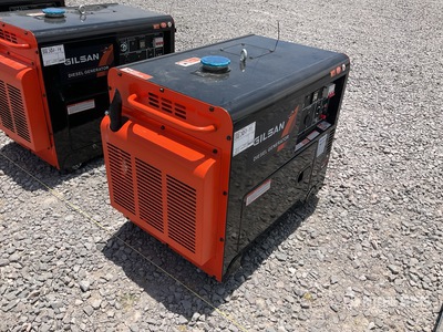 Gilsan GD7500E 7.5 kVA DIESEL 5KW CON CABINA 発電機セット (250-749 kw/310-950 kva) (Unused)