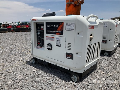 Gilsan GD9500E Diesel 7kw con cabina 発電機セット (250-749 kw/310-950 kva) (Unused)