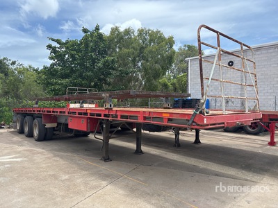 1986 Loughlin 12.5 m Tri/A Remolque caja abierta