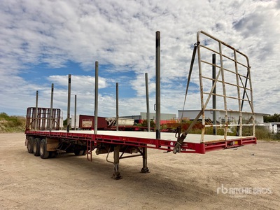 2014 Southern Cross Tri/A 13.7 m - 22 m Extendable Flatbed Trailer