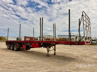 2004 Southern Cross Tri/A 13.7 m - 22 m Extendable Flatbed Trailer