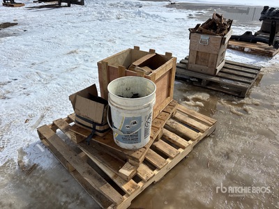 Quantity of (2) Pallets of U Brackets & Bolts Divers