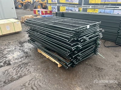 Quantity of (25) 2025 BYT MSPP07 6 ft 9 in x 4 ft 3 in Mesh Sheep Panel para ganado (Unused)