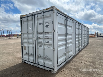 2025 40 ft High Cube Multi-Door Storage Container