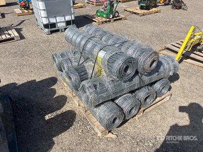 2024 BYT FFC762 Galvanized QTY(10) 330 ft x 4 ft Galvanized Farm Fencing (Unused)