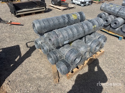 2024 BYT FFC762 Galvanized QTY(10) 330 ft x 4 ft Galvanized Farm Fencing (Unused)