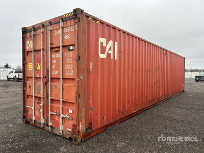 2011 40 ft High Cube Storage Container