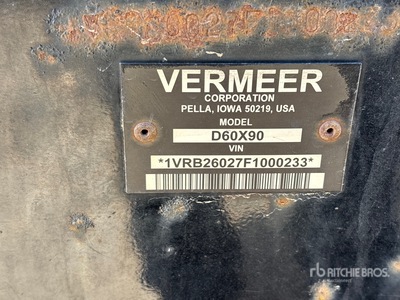2015 Vermeer D60X90 Wiertnica kierunkowa