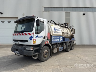 2002 Huwer VTB820 KD716 on 2002 Renault 370 dCi 6x4 Camion Hydraucureur Vakuumtankwägen