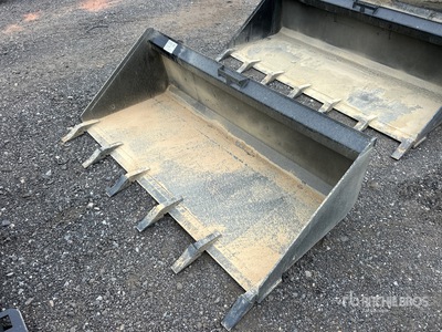 Mid-State 68 in Low Profile Skid Steer Bucket