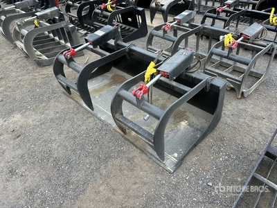 All-Star E-Series 68 in Root Skid Steer Grapple