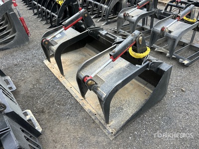 All-Star E-Series 72 in Rock Skid Steer Grapple