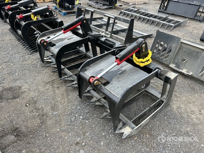 All-Star 80 In Root Skid Steer Grapple