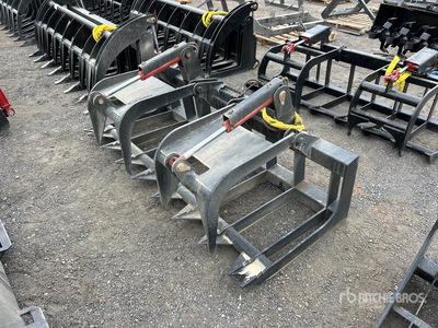 All-Star 74 In Root Skid Steer Grapple