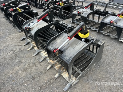 All-Star 80 in Rock Skid Steer Grapple