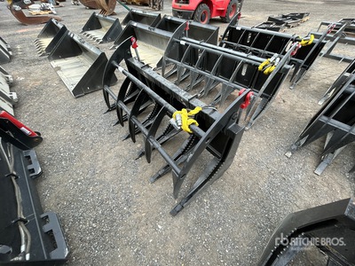 Mid-State 68 In Skid Steer Root Rake