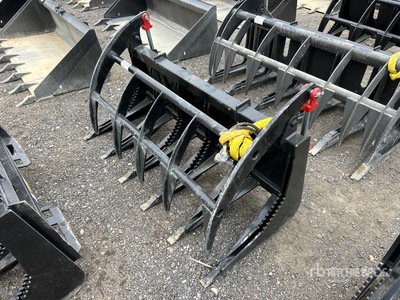 Mid-State E-Series 60 in Skid Steer Root Rake