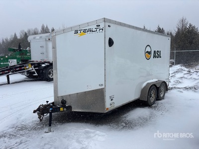 2020 Stealth 14 ft T/A Enclosed Trailer