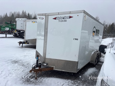 2022 Weberlane 13 ft T/A Enclosed Trailer