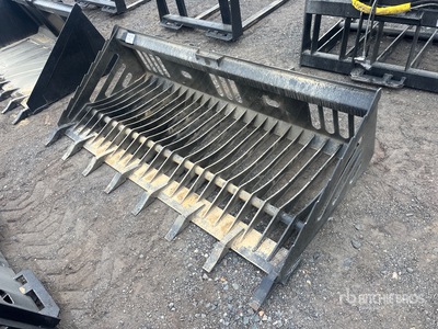 Mid-State 84 in Skeleton Skid Steer Bucket