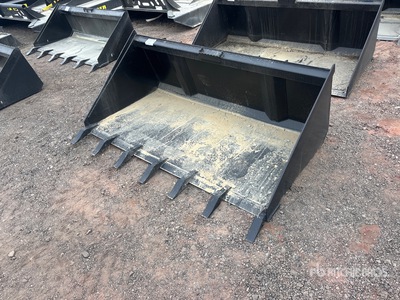 Mid-State 72 in High Volume Skid Steer Bucket