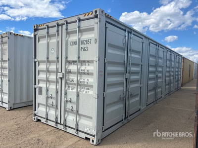 2025 40 ft High Cube Multi-Door Storage Container