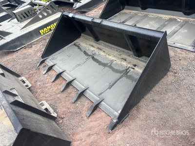 Mid-State 78 in High Volume Skid Steer Bucket