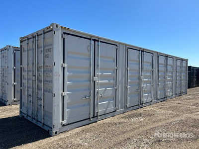 2025 40 ft High Cube Multi-Door Storage Container
